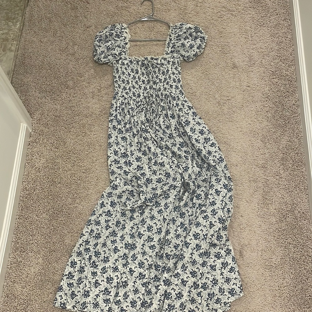 Shop doen XS blue floral dress